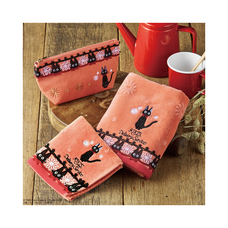 Household linen - Jiji Lace Cotton Towel 34x80cm – Kiki’s Delivery Service