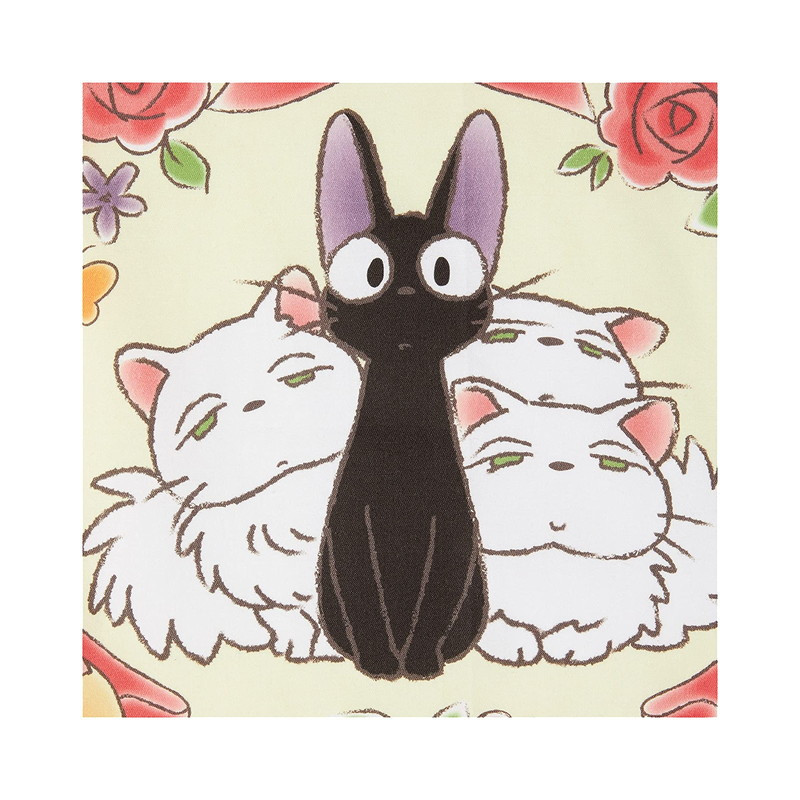 Cuisine et vaisselle - Serviette Bento (Furoshiki) Jiji Arche Fleurie 30x30 cm – Kiki la Petite sorcière