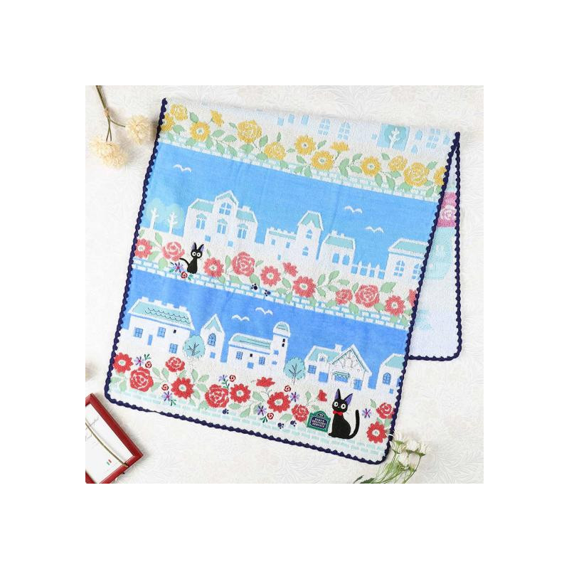 Ropa de hogar - Toalla de algodón Jiji Ciel Bleu de Koriko 60x120cm - Nicky la Petite