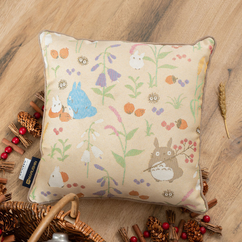 Furniture - Totoro Autumn Moment Cushion 30x30cm – My Neighbor Totoro