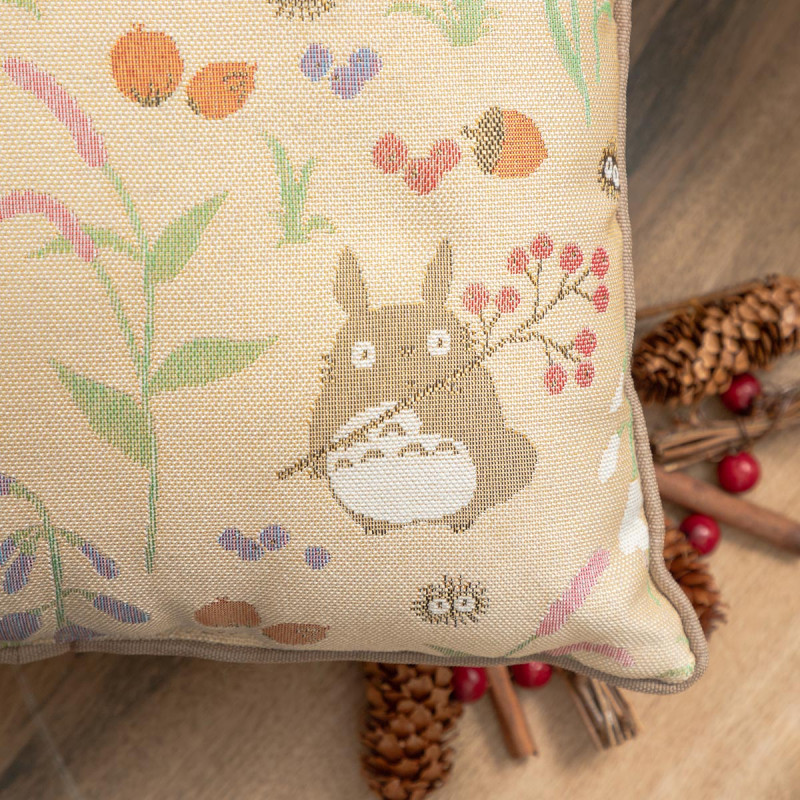 Muebles - Cojín Totoro Otoño Instantáneo 30x30cm- Mi vecino Totoro