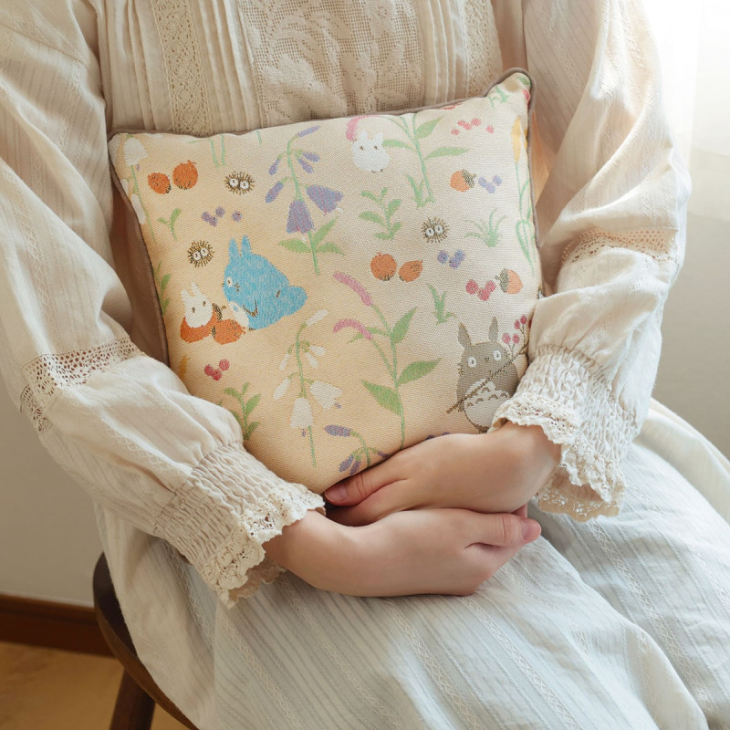 Furniture - Totoro Autumn Moment Cushion 30x30cm – My Neighbor Totoro
