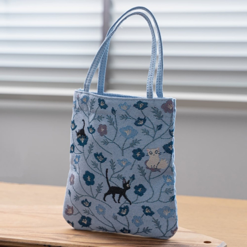 Bolsos - Mini Tote Bag Jiji Fleur Azul - Nicky, la aprendiz de bruja