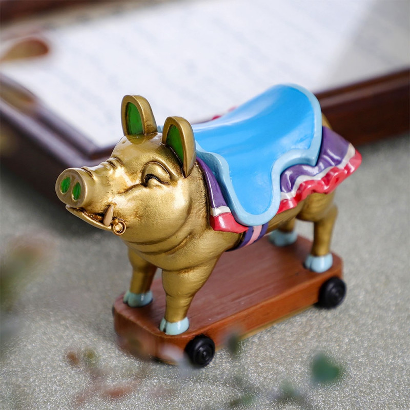 Joyeros - Caja de accesorios del cerdo dorado de Chikyuya - Susurros del corazón