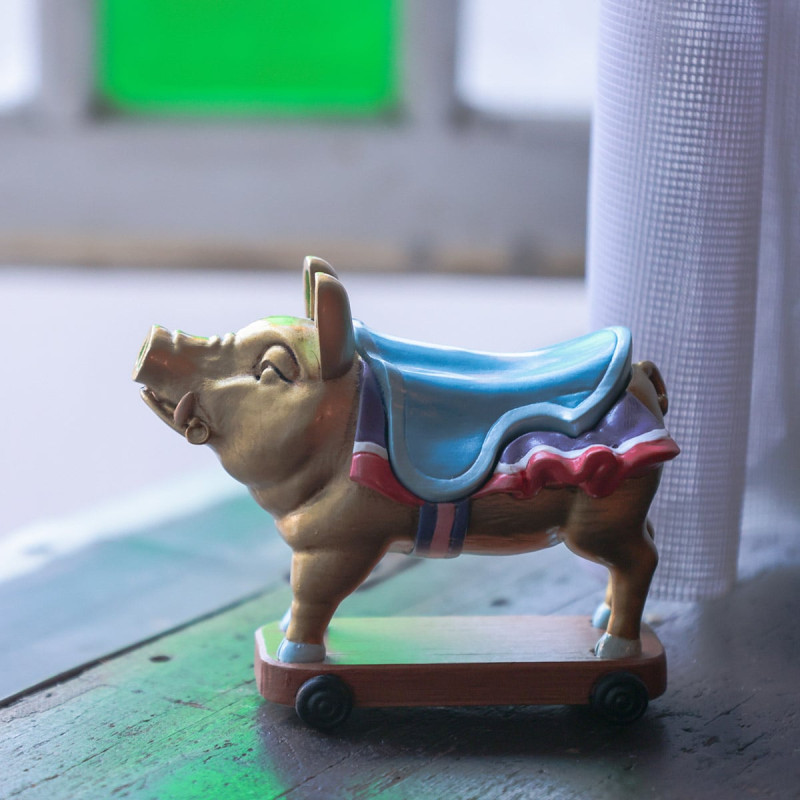 Joyeros - Caja de accesorios del cerdo dorado de Chikyuya - Susurros del corazón