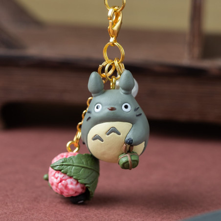 Llavero con correa - Strap Totoro Sakura Mochi - Mon Voisin Totoro