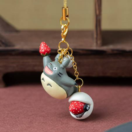 Llavero con correa - Strap Totoro Daifuku Fraise - Mon Voisin Totoro