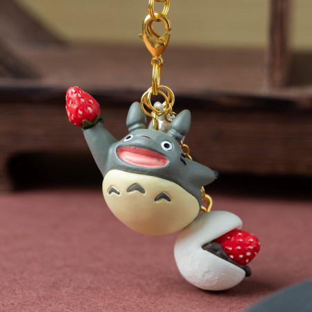 Llavero con correa - Strap Totoro Daifuku Fraise - Mon Voisin Totoro