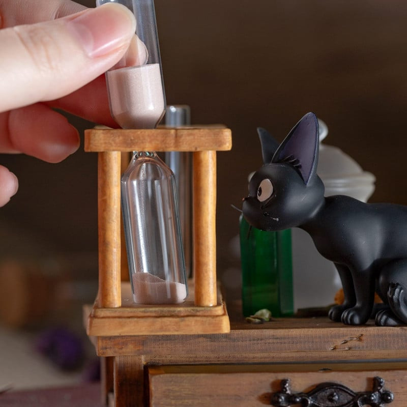 Statues - Jiji Sand Timer Diorama - Kiki’s Delivery Service