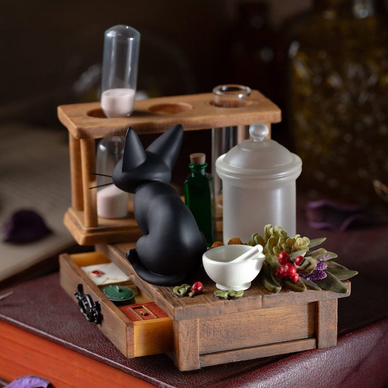 Statues - Jiji Sand Timer Diorama - Kiki’s Delivery Service