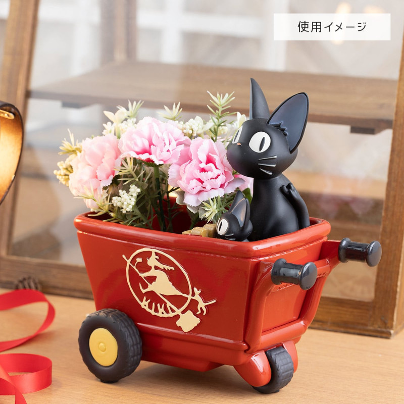 Décoration - Planter Jiji Chariot Rouge - Kiki la petite sorcière