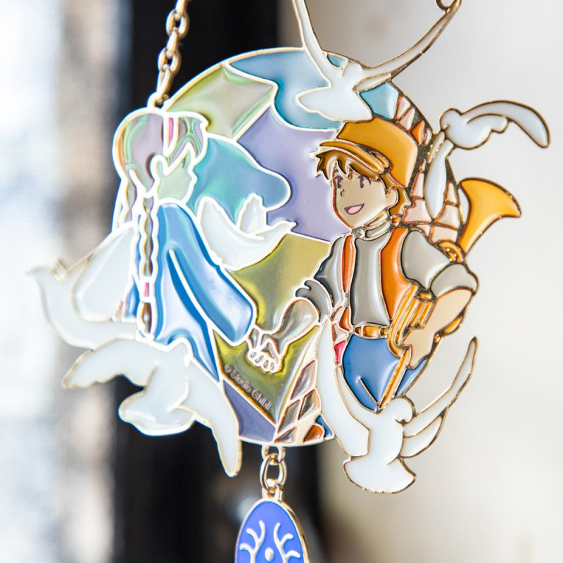 Decoraciones - Parasol de vidrieras Sheeta & Pazu - El castillo en el cielo