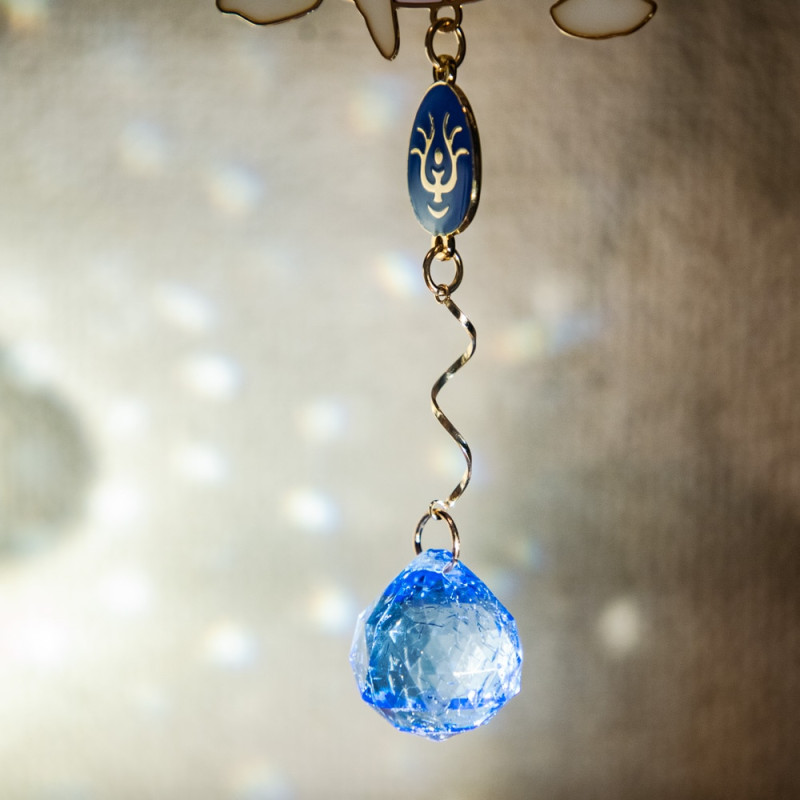 Decoraciones - Parasol de vidrieras Sheeta & Pazu - El castillo en el cielo