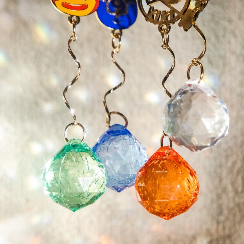 Decoraciones - Parasol de vidrieras Sheeta & Pazu - El castillo en el cielo