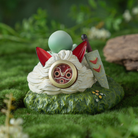 Décoration - Table Clock San’s Mask & Kodama - Princess Mononoke
