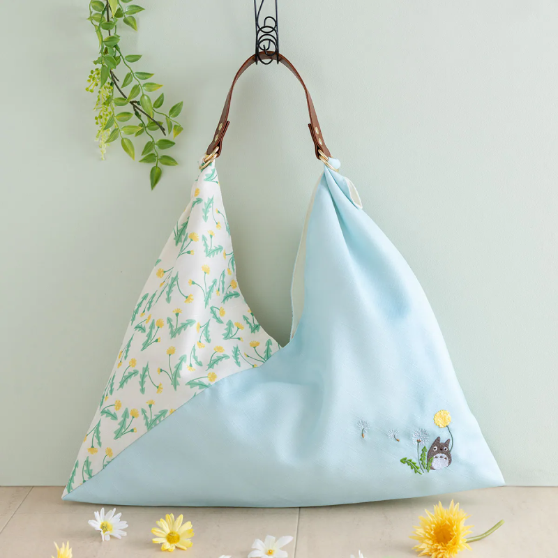Bags - Totoro Cloth bag with Dandelion embroidery - My Neighbor Totoro