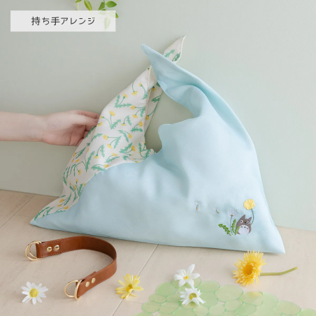 Bags - Totoro Cloth bag with Dandelion embroidery - My Neighbor Totoro