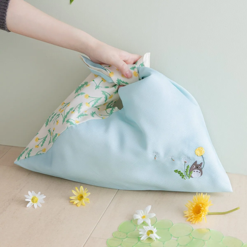 Bags - Totoro Cloth bag with Dandelion embroidery - My Neighbor Totoro