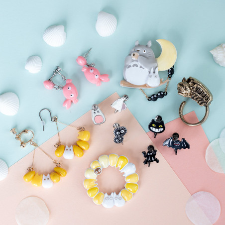 Jewellery - Set of 6 clipped Earrings Totoro opening - My Neighbor Totoro