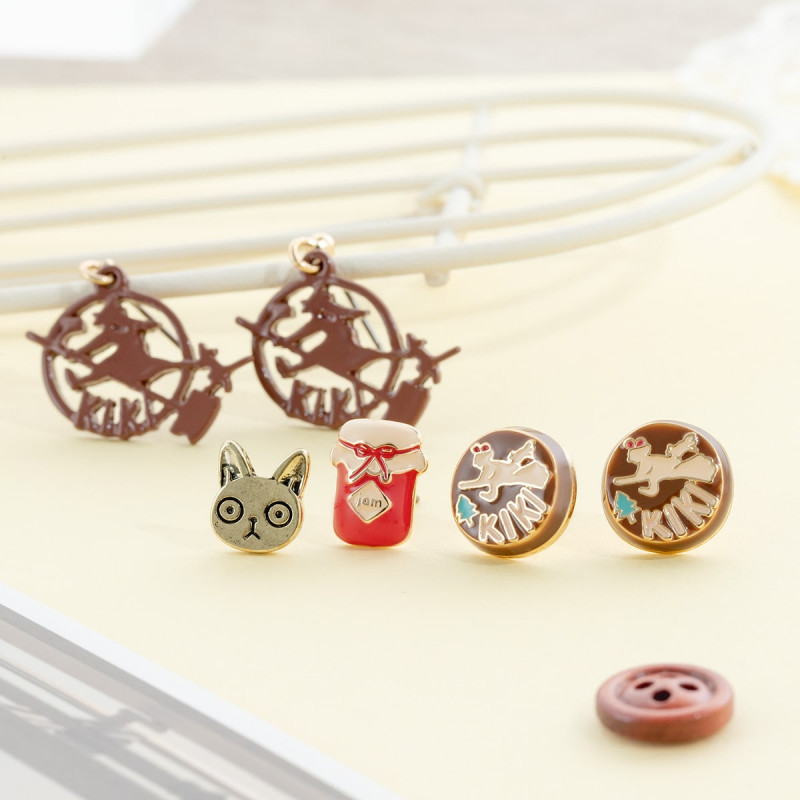Jewellery - Set of 6 clipped Earrings Kiki - Kiki’s Delivery Service