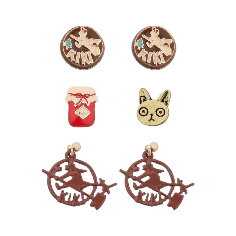 Jewellery - Set of 6 clipped Earrings Kiki - Kiki’s Delivery Service