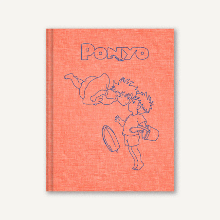 Notebooks and Notepads - Ponyo Cloth Notebook - Ponyo on the Cliff