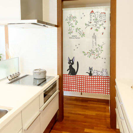 Curtains - Noren curtains Jiji and the children - Kiki’s Delivery Service