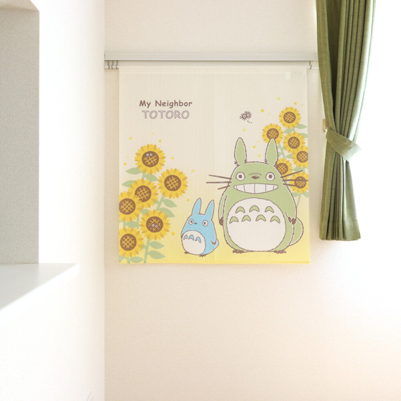 Curtains - Noren curtains Totoro & sunflower - My Neighbor Totoro