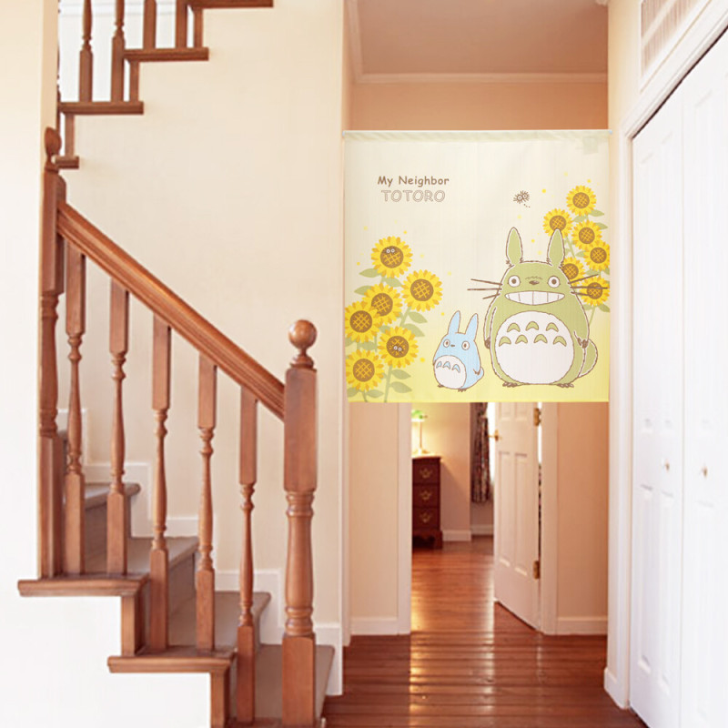 Curtains - Noren curtains Totoro & sunflower - My Neighbor Totoro