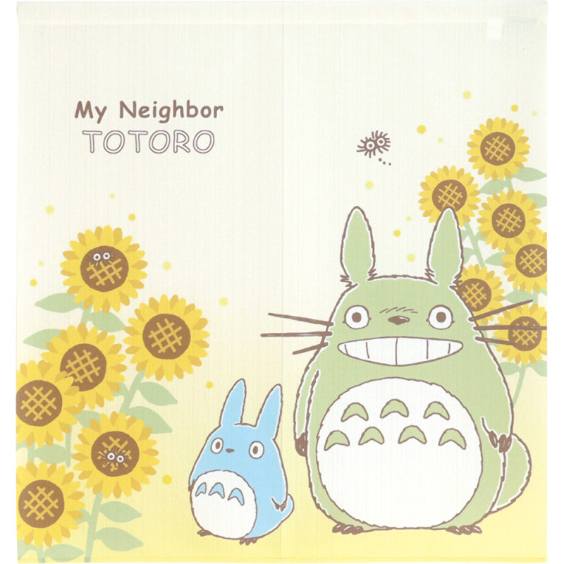 Curtains - Noren curtains Totoro & sunflower - My Neighbor Totoro
