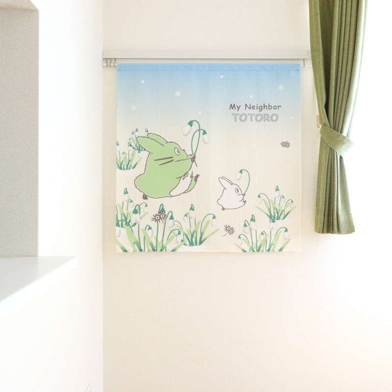 Curtains - Noren curtains Snowdrop and Totoro - My Neighbor Totoro