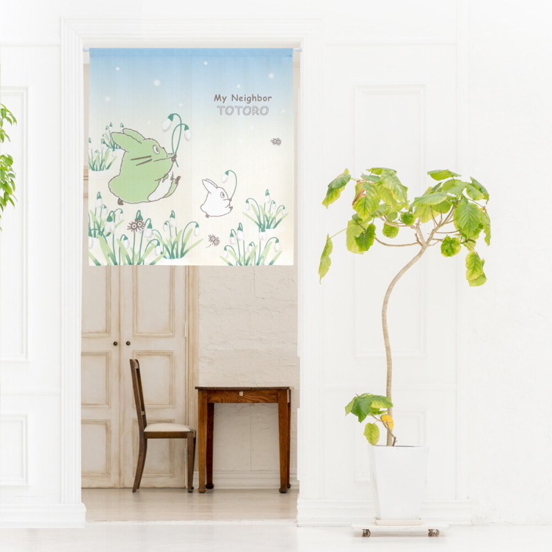 Curtains - Noren curtains Snowdrop and Totoro - My Neighbor Totoro