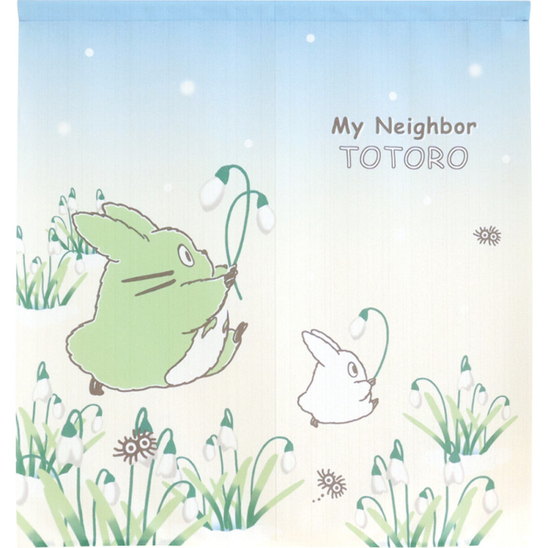 Curtains - Noren curtains Snowdrop and Totoro - My Neighbor Totoro