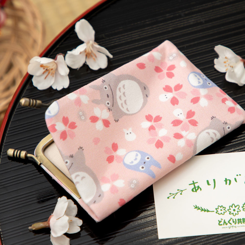 Accessoires - Porte-cartes Totoro Fleurs de cerisier - Mon Voisin Totoro