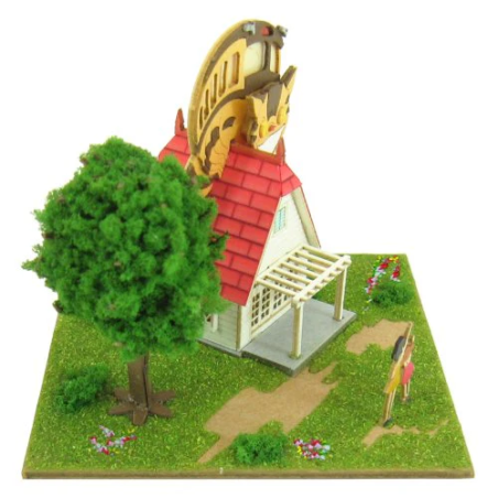 Paper Theaters - Paper Craft Mini Kusakabe house and Catbus - My Neighbor Totoro