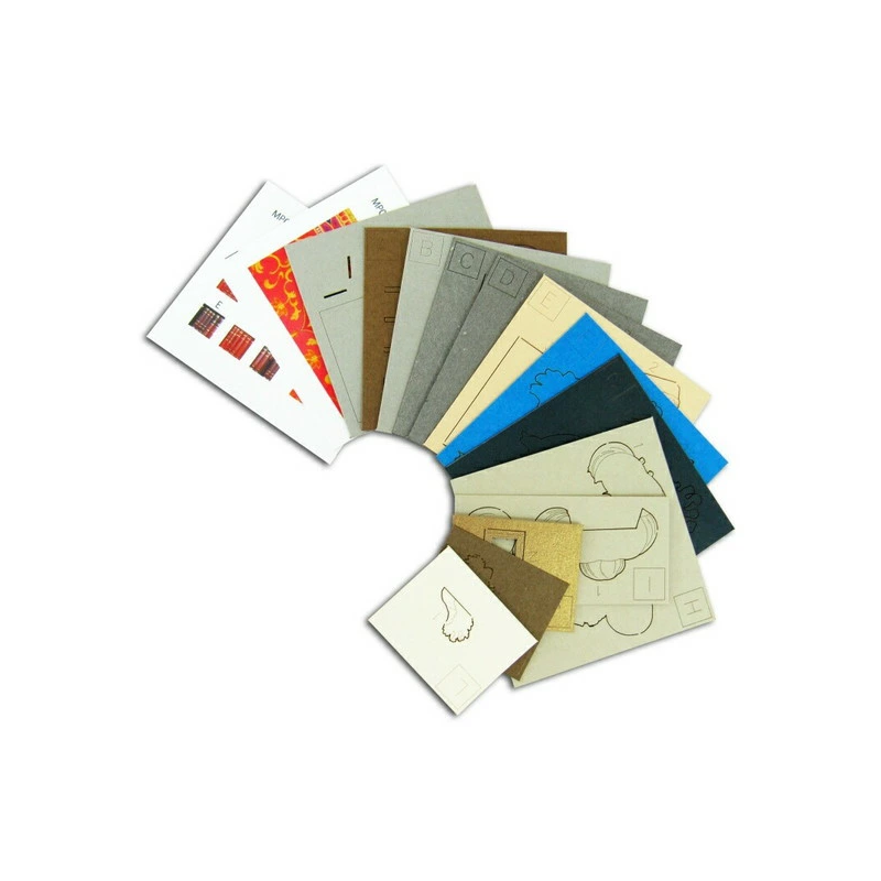 Paper Theaters - Paper Craft Mini Yubaba and Chihiro - Spirited Away