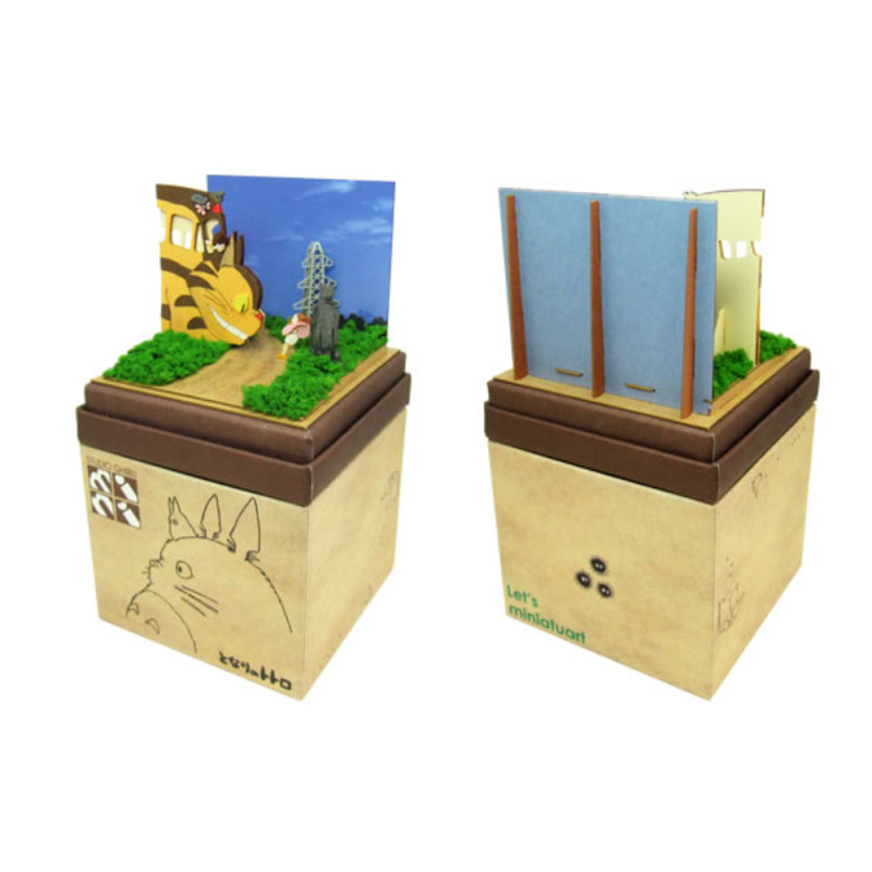 Paper Theaters - Paper Craft Mini Mei & Catbus - My Neighbor Totoro