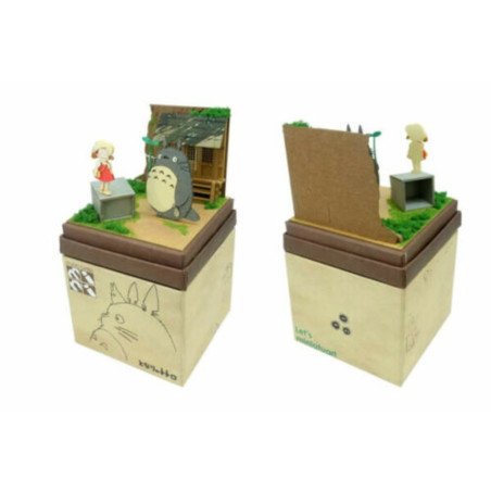 Teatros de papel - Diorama de papel mini Frente al santuario - Mi vecino Totoro