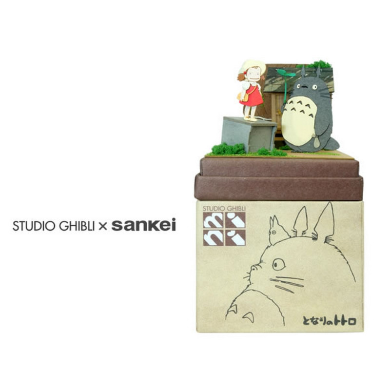 Paper Theaters - Paper Craft Mini In front of the shrine - My Neighbor Totoro