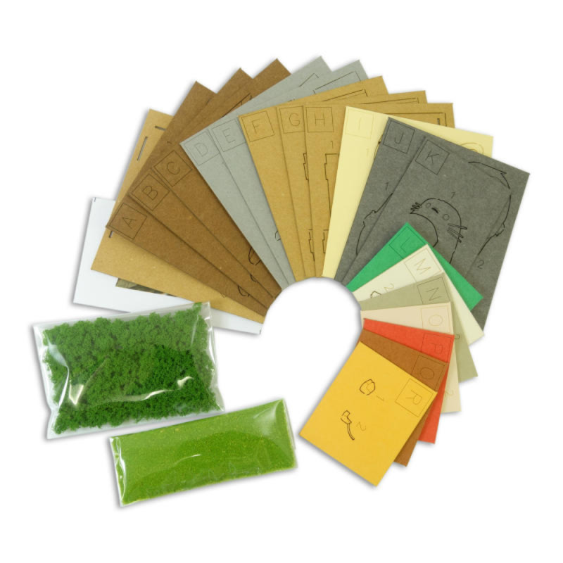 Paper Theaters - Paper Craft Mini In front of the shrine - My Neighbor Totoro