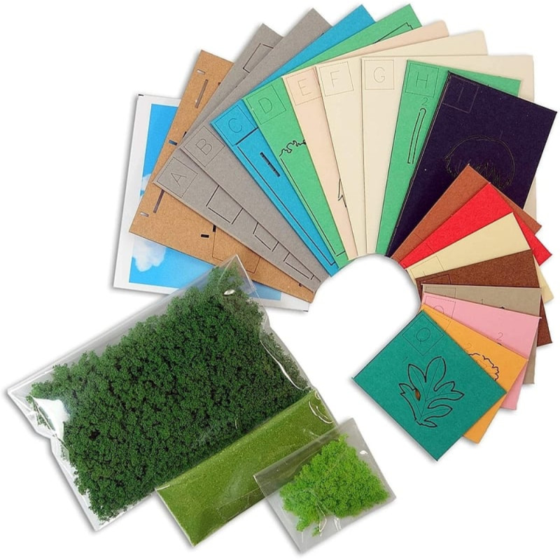 Teatros de papel - Diorama de papel mini Sho & Arrietty - Arrietty