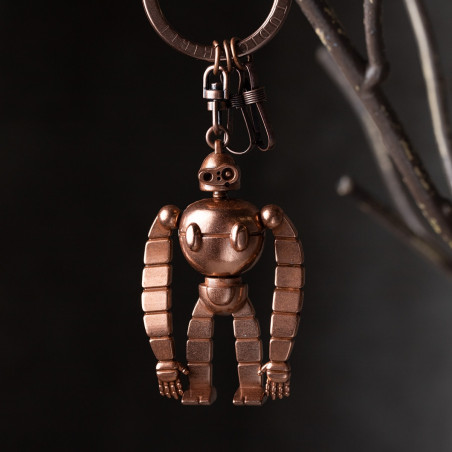 Llaveros - Porte-Clés de collection Robot Soldat effet bronze - Le Château dans