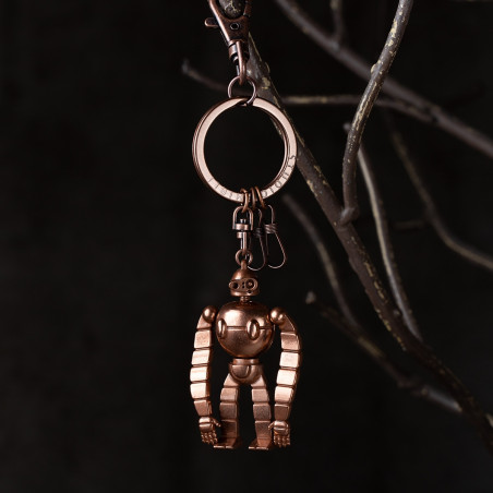 Llaveros - Porte-Clés de collection Robot Soldat effet bronze - Le Château dans