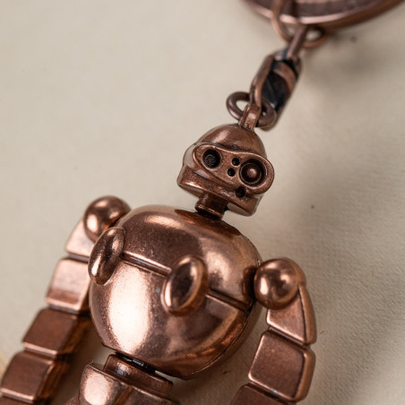 Llaveros - Porte-Clés de collection Robot Soldat effet bronze - Le Château dans