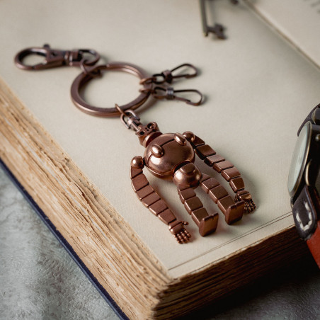 Llaveros - Porte-Clés de collection Robot Soldat effet bronze - Le Château dans
