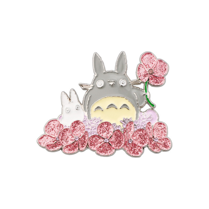 Pins - Broche Totoro Gris et Blanc - Mon Voisin Totoro