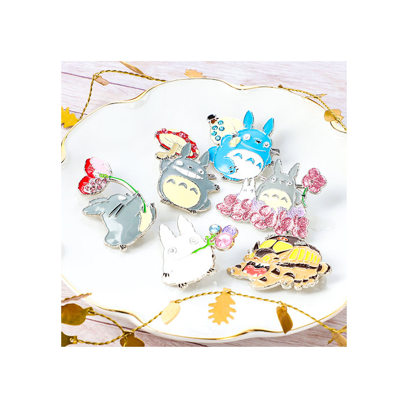 Pins - Metal Brooch Small Totoro - My Neighbor Tororo