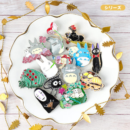 Pins - Metal Brooch Middle Totoro - My Neighbor Tororo