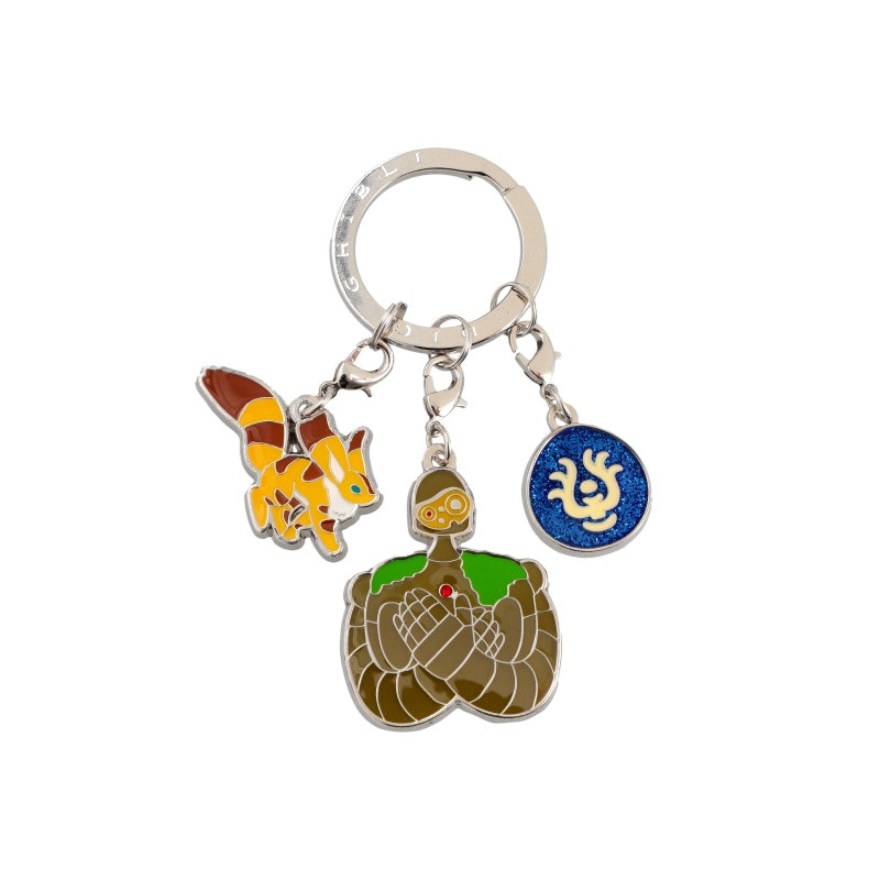 Keychains - 3 pieces Key Ring Robot Soldier - Castle in the Sky