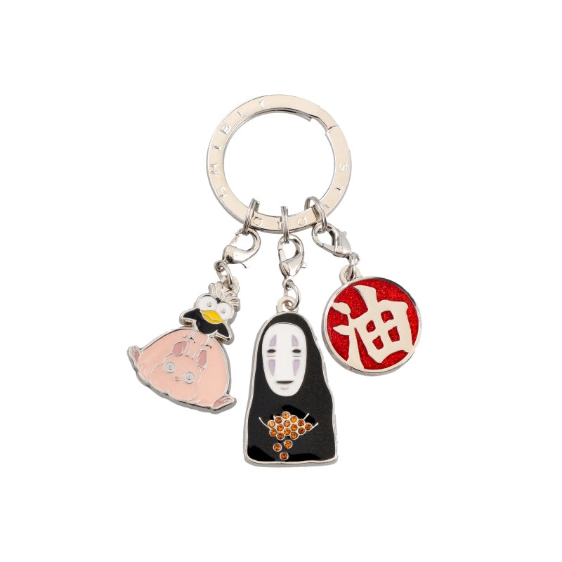 Porte-Clés - Porte-clés métal 3 personnages Arubaya - Le Voyage de Chihiro